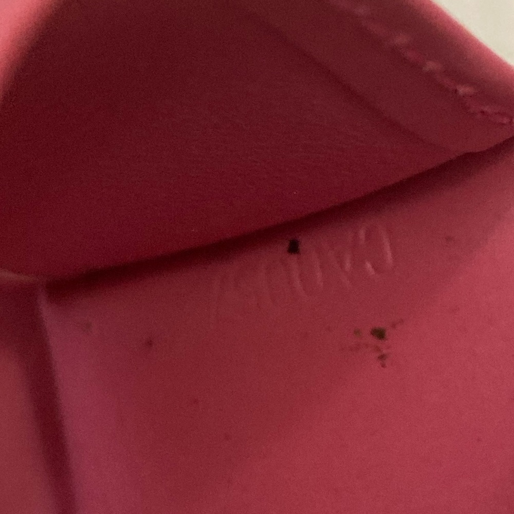 Cute! Auth Louis Vuitton Pink Key Case Multicles Pink Vernis Monogram Leather - Picture 3 of 8